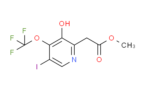 Methyl 3-hydroxy-5-iodo-4-(trifluoromethoxy)pyridine-2-acetate