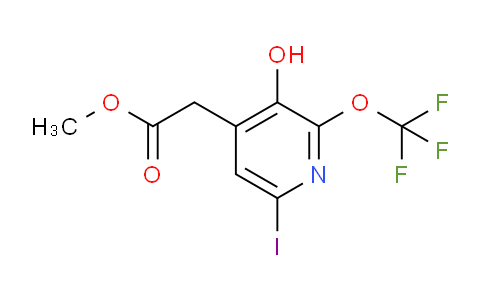 Methyl 3-hydroxy-6-iodo-2-(trifluoromethoxy)pyridine-4-acetate