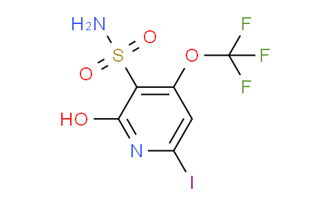 2-Hydroxy-6-iodo-4-(trifluoromethoxy)pyridine-3-sulfonamide