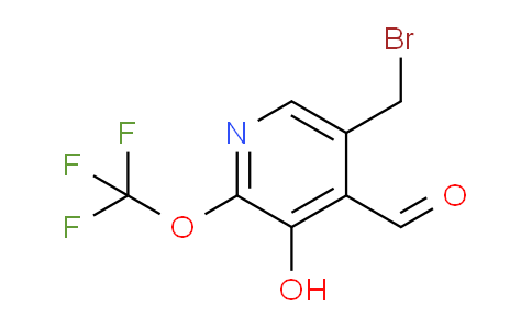 5-(Bromomethyl)-3-hydroxy-2-(trifluoromethoxy)pyridine-4-carboxaldehyde