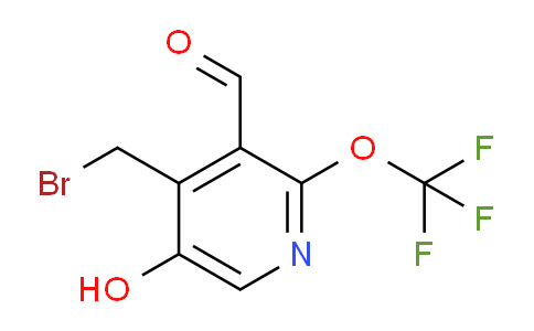 4-(Bromomethyl)-5-hydroxy-2-(trifluoromethoxy)pyridine-3-carboxaldehyde