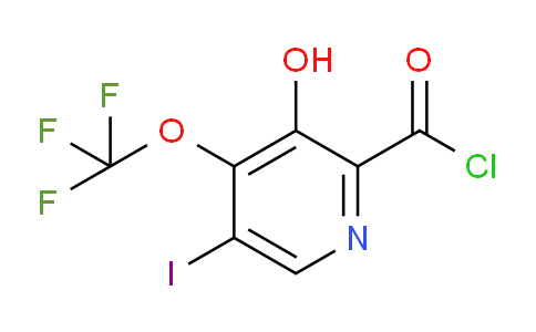 3-Hydroxy-5-iodo-4-(trifluoromethoxy)pyridine-2-carbonyl chloride