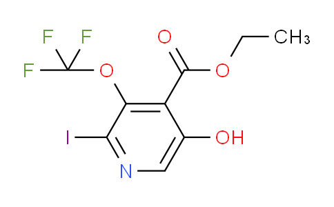 Ethyl 5-hydroxy-2-iodo-3-(trifluoromethoxy)pyridine-4-carboxylate