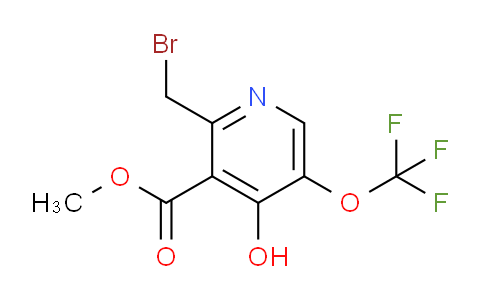 Methyl 2-(bromomethyl)-4-hydroxy-5-(trifluoromethoxy)pyridine-3-carboxylate