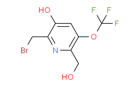 AM212567 | 1806011-63-1 | 2-(Bromomethyl)-3-hydroxy-5-(trifluoromethoxy)pyridine-6-methanol