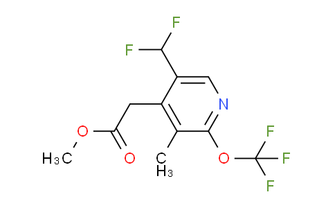 AM21258 | 1361794-20-8 | Methyl 5-(difluoromethyl)-3-methyl-2-(trifluoromethoxy)pyridine-4-acetate