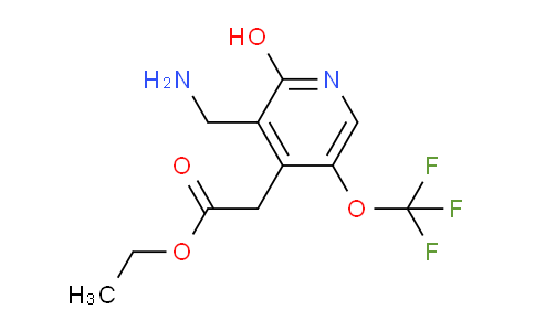 AM212587 | 1806741-24-1 | Ethyl 3-(aminomethyl)-2-hydroxy-5-(trifluoromethoxy)pyridine-4-acetate