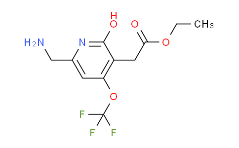 AM212598 | 1804632-35-6 | Ethyl 6-(aminomethyl)-2-hydroxy-4-(trifluoromethoxy)pyridine-3-acetate