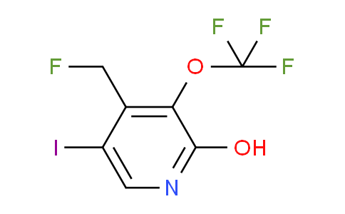 4-(Fluoromethyl)-2-hydroxy-5-iodo-3-(trifluoromethoxy)pyridine