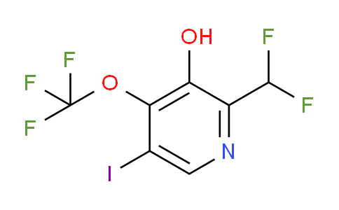 2-(Difluoromethyl)-3-hydroxy-5-iodo-4-(trifluoromethoxy)pyridine