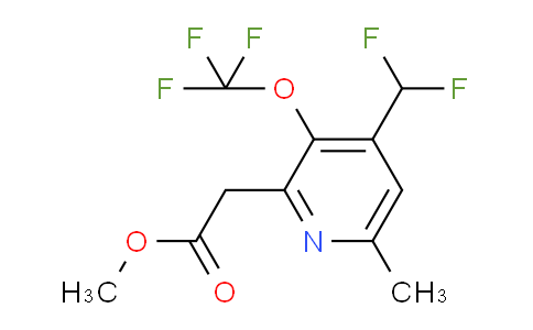 AM21262 | 1361758-64-6 | Methyl 4-(difluoromethyl)-6-methyl-3-(trifluoromethoxy)pyridine-2-acetate