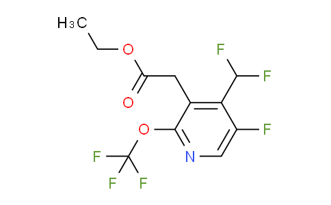 AM212643 | 1804338-00-8 | Ethyl 4-(difluoromethyl)-5-fluoro-2-(trifluoromethoxy)pyridine-3-acetate