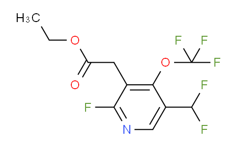 AM212648 | 1804631-43-3 | Ethyl 5-(difluoromethyl)-2-fluoro-4-(trifluoromethoxy)pyridine-3-acetate