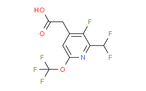 AM212649 | 1806713-80-3 | 2-(Difluoromethyl)-3-fluoro-6-(trifluoromethoxy)pyridine-4-acetic acid