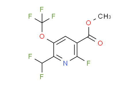 AM212653 | 1806713-44-9 | Methyl 2-(difluoromethyl)-6-fluoro-3-(trifluoromethoxy)pyridine-5-carboxylate