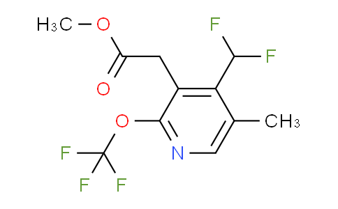 AM21267 | 1361912-41-5 | Methyl 4-(difluoromethyl)-5-methyl-2-(trifluoromethoxy)pyridine-3-acetate