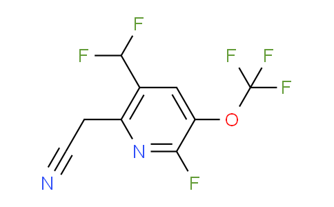 AM212671 | 1804809-15-1 | 5-(Difluoromethyl)-2-fluoro-3-(trifluoromethoxy)pyridine-6-acetonitrile