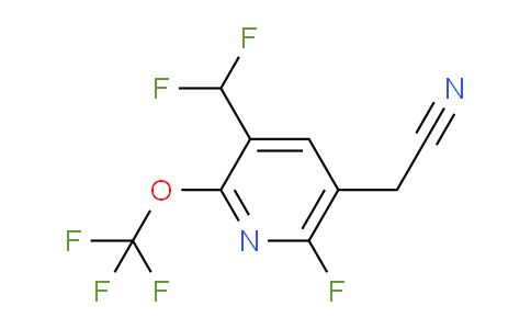 AM212672 | 1806264-67-4 | 3-(Difluoromethyl)-6-fluoro-2-(trifluoromethoxy)pyridine-5-acetonitrile