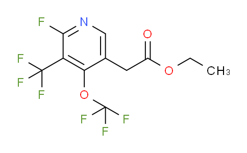 AM212689 | 1804807-85-9 | Ethyl 2-fluoro-4-(trifluoromethoxy)-3-(trifluoromethyl)pyridine-5-acetate