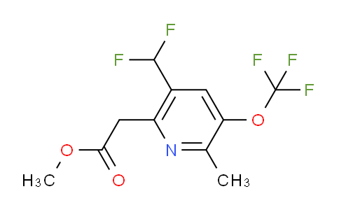 AM21269 | 1361906-75-3 | Methyl 5-(difluoromethyl)-2-methyl-3-(trifluoromethoxy)pyridine-6-acetate