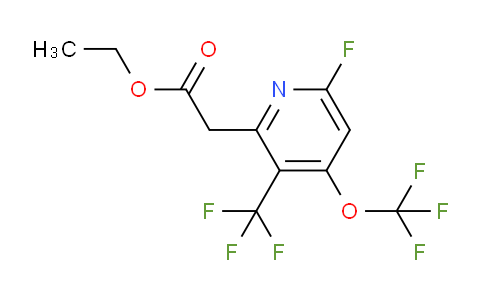 AM212691 | 1806723-47-6 | Ethyl 6-fluoro-4-(trifluoromethoxy)-3-(trifluoromethyl)pyridine-2-acetate