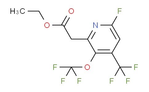 AM212694 | 1806723-49-8 | Ethyl 6-fluoro-3-(trifluoromethoxy)-4-(trifluoromethyl)pyridine-2-acetate