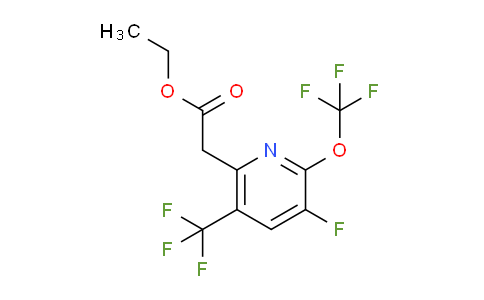 AM212695 | 1806723-54-5 | Ethyl 3-fluoro-2-(trifluoromethoxy)-5-(trifluoromethyl)pyridine-6-acetate