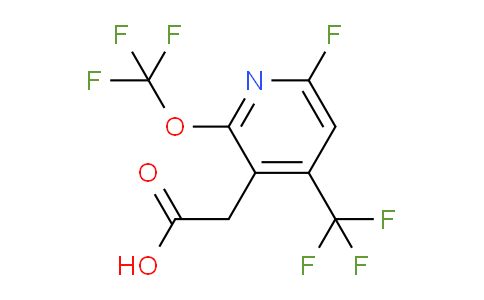 AM212696 | 1806196-30-4 | 6-Fluoro-2-(trifluoromethoxy)-4-(trifluoromethyl)pyridine-3-acetic acid