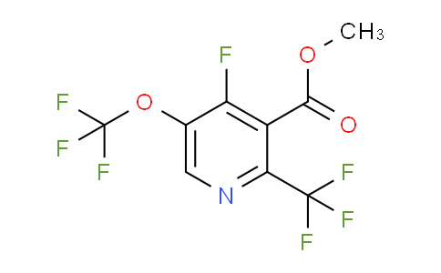 AM212698 | 1804339-48-7 | Methyl 4-fluoro-5-(trifluoromethoxy)-2-(trifluoromethyl)pyridine-3-carboxylate