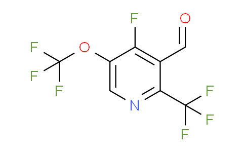 AM212712 | 1804628-70-3 | 4-Fluoro-5-(trifluoromethoxy)-2-(trifluoromethyl)pyridine-3-carboxaldehyde