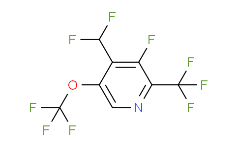 AM212717 | 1806743-29-2 | 4-(Difluoromethyl)-3-fluoro-5-(trifluoromethoxy)-2-(trifluoromethyl)pyridine