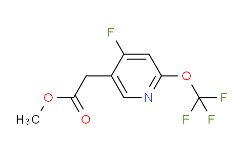 Methyl 4-fluoro-2-(trifluoromethoxy)pyridine-5-acetate