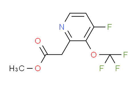 Methyl 4-fluoro-3-(trifluoromethoxy)pyridine-2-acetate