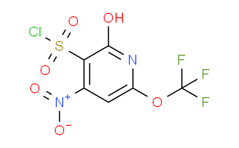 2-Hydroxy-4-nitro-6-(trifluoromethoxy)pyridine-3-sulfonyl chloride