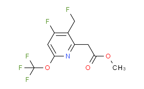 AM212735 | 1804763-66-3 | Methyl 4-fluoro-3-(fluoromethyl)-6-(trifluoromethoxy)pyridine-2-acetate
