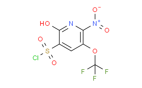 2-Hydroxy-6-nitro-5-(trifluoromethoxy)pyridine-3-sulfonyl chloride