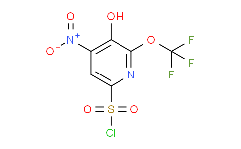 3-Hydroxy-4-nitro-2-(trifluoromethoxy)pyridine-6-sulfonyl chloride