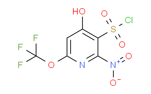 4-Hydroxy-2-nitro-6-(trifluoromethoxy)pyridine-3-sulfonyl chloride
