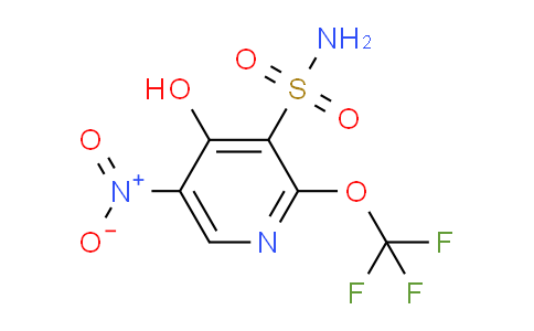 4-Hydroxy-5-nitro-2-(trifluoromethoxy)pyridine-3-sulfonamide