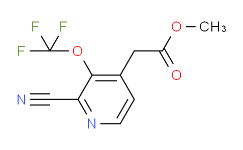 Methyl 2-cyano-3-(trifluoromethoxy)pyridine-4-acetate