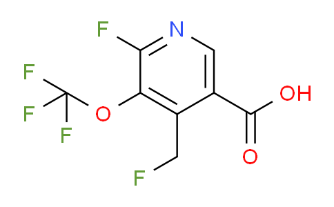 AM212758 | 1804764-76-8 | 2-Fluoro-4-(fluoromethyl)-3-(trifluoromethoxy)pyridine-5-carboxylic acid