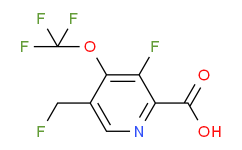 AM212768 | 1803657-54-6 | 3-Fluoro-5-(fluoromethyl)-4-(trifluoromethoxy)pyridine-2-carboxylic acid