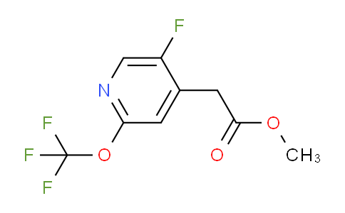 Methyl 5-fluoro-2-(trifluoromethoxy)pyridine-4-acetate