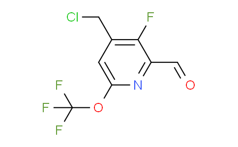 AM212790 | 1804808-55-6 | 4-(Chloromethyl)-3-fluoro-6-(trifluoromethoxy)pyridine-2-carboxaldehyde