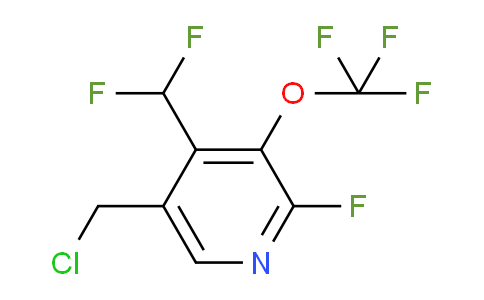 5-(Chloromethyl)-4-(difluoromethyl)-2-fluoro-3-(trifluoromethoxy)pyridine