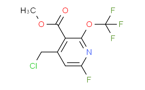 Methyl 4-(chloromethyl)-6-fluoro-2-(trifluoromethoxy)pyridine-3-carboxylate