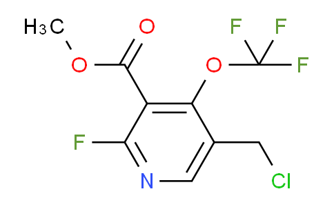 Methyl 5-(chloromethyl)-2-fluoro-4-(trifluoromethoxy)pyridine-3-carboxylate