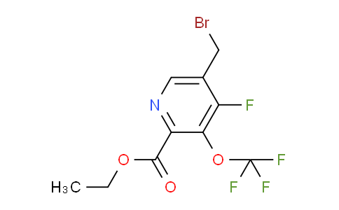 AM212815 | 1804746-68-6 | Ethyl 5-(bromomethyl)-4-fluoro-3-(trifluoromethoxy)pyridine-2-carboxylate