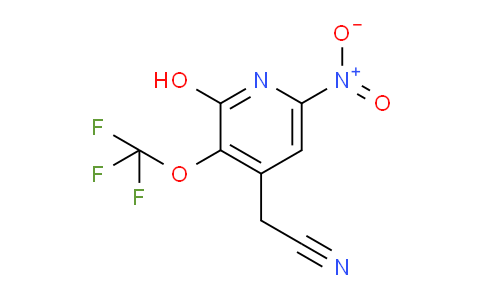 2-Hydroxy-6-nitro-3-(trifluoromethoxy)pyridine-4-acetonitrile