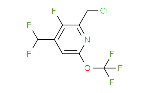 2-(Chloromethyl)-4-(difluoromethyl)-3-fluoro-6-(trifluoromethoxy)pyridine